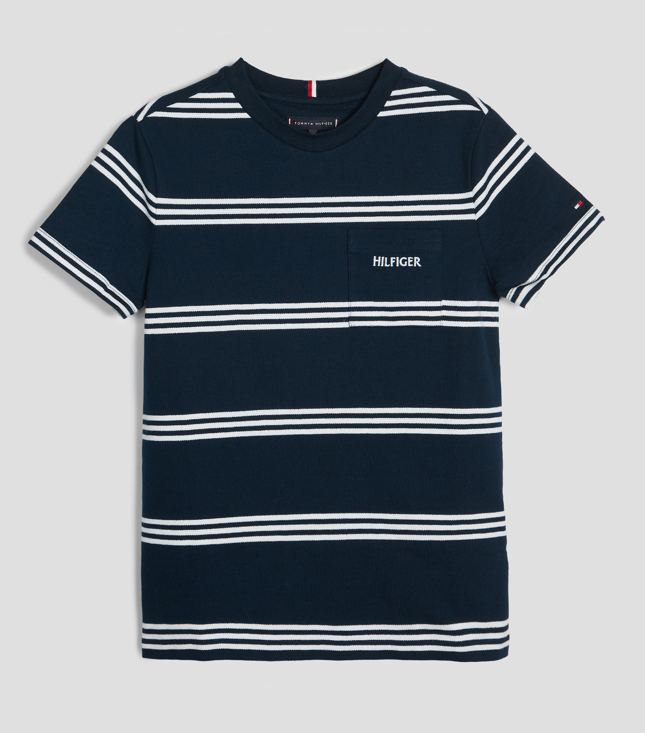 Playera con rayas de manga corta Niño